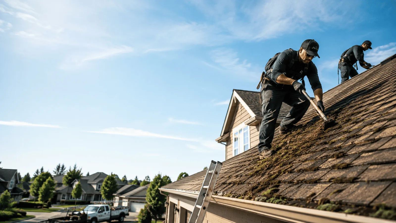 Roof Moss Removal in Humbird, WI near me